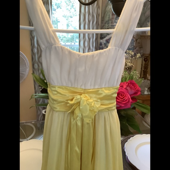 Sequin Hearts dress Grecian Look white formal or party 🎉 look soft material <7> - Picture 4 of 11